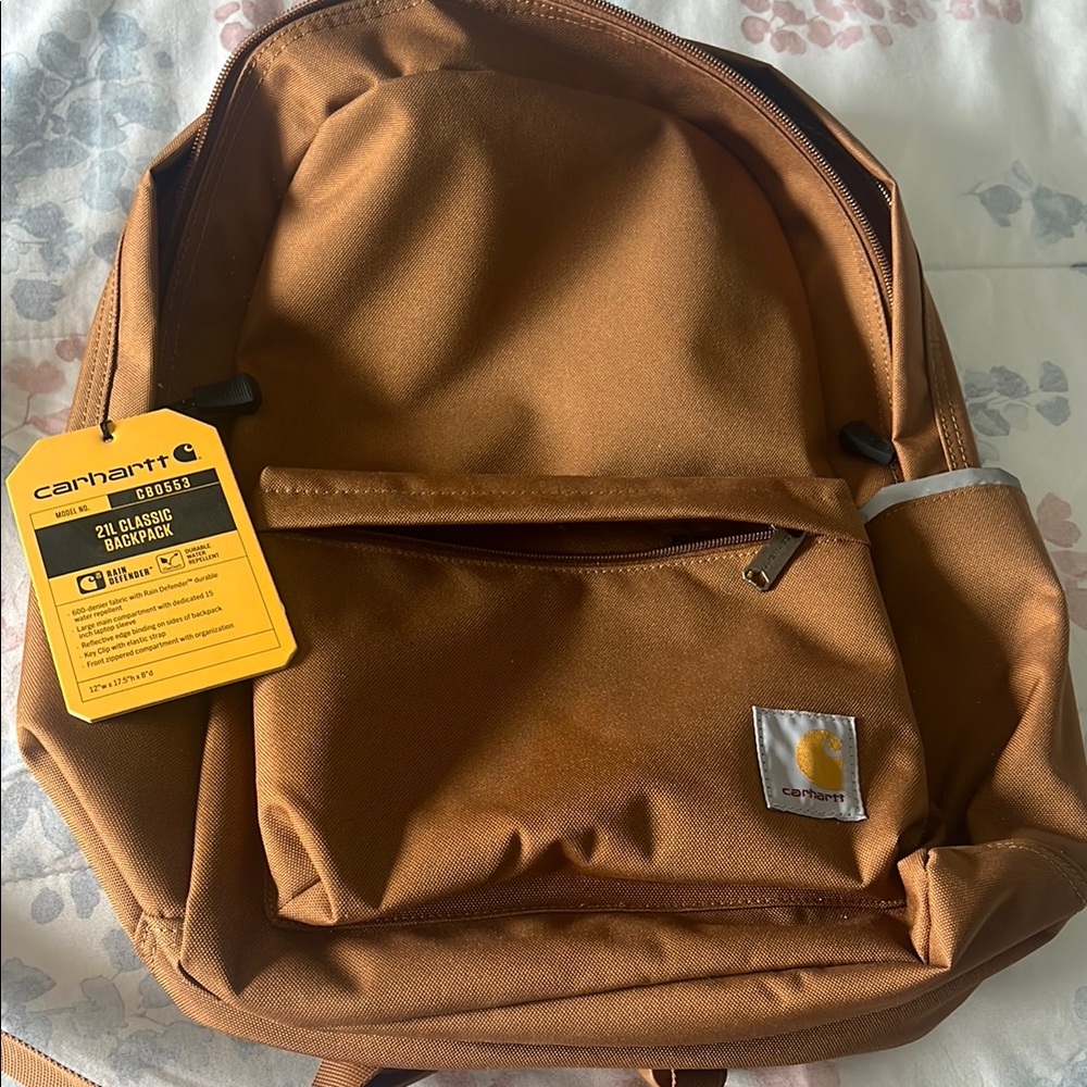 Carhartt Brown Backpack Durable Everyday Essential